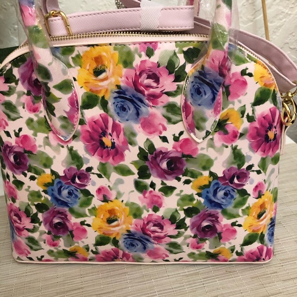 2 Piece Bag/Heels Christian Siriano Handbag Floral - Picture 4 of 7